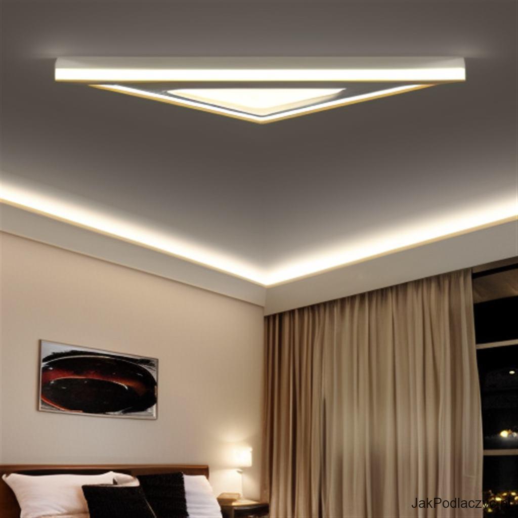 Jak podłączyć lampę sufitową LED